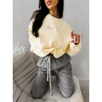 BLUZA DAMSKA OVERSIZE OLAVOGA ELENA YELLOW
