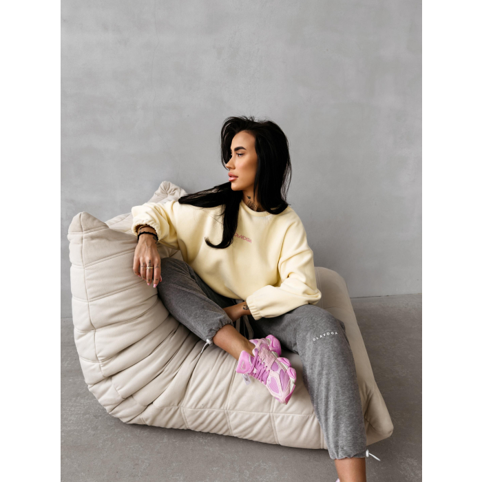 BLUZA DAMSKA OVERSIZE OLAVOGA ELENA YELLOW