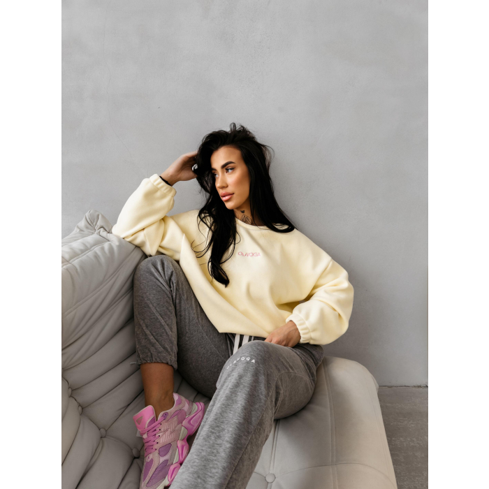 BLUZA DAMSKA OVERSIZE OLAVOGA ELENA YELLOW