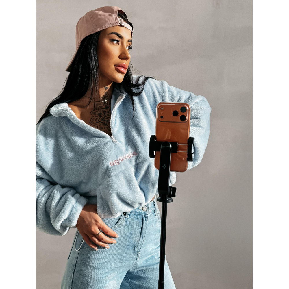 BLUZA DAMSKA POLAR OLAVOGA EMINO SKY BLUE