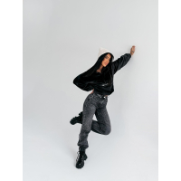 BLUZA DAMSKA POLAR OLAVOGA EMINO BLACK