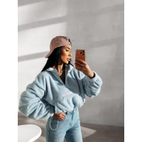 BLUZA DAMSKA POLAR OLAVOGA EMINO SKY BLUE