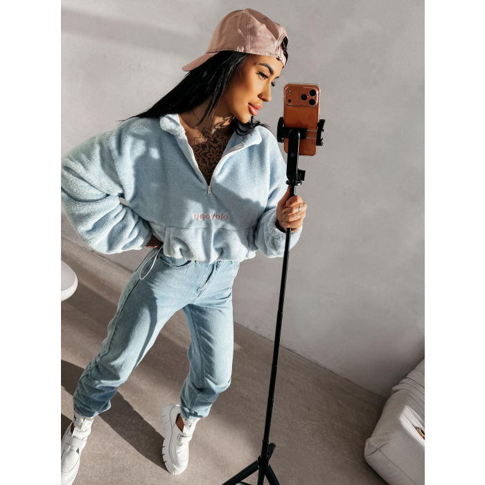BLUZA DAMSKA POLAR OLAVOGA EMINO SKY BLUE