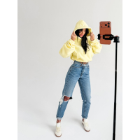 BLUZA DAMSKA POLAR Z KPTUREM OLAVOGA MERIDIAN YELLOW