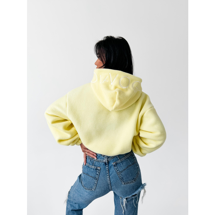 BLUZA DAMSKA POLAR Z KPTUREM OLAVOGA MERIDIAN YELLOW