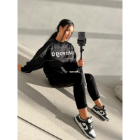 BLUZA DRESOWA BAWEŁNIANA DAMSKA OLAVOGA MELLOW BLACK