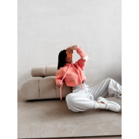 BLUZA DRESOWA BAWEŁNIANA DAMSKA OVERSIZE OLAVOGA VINTA