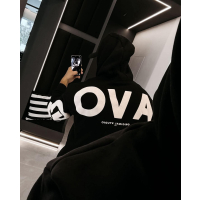 BLUZA MĘSKA BAWEŁNIANA OVERSIZE OLAVOGA MEN VINTA BLACK