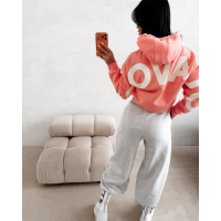 BLUZA DRESOWA BAWEŁNIANA DAMSKA OVERSIZE OLAVOGA VINTA