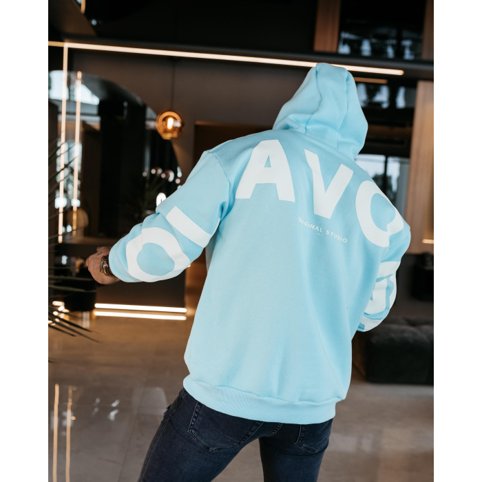 BLUZA MĘSKA BAWEŁNIANA OVERSIZE OLAVOGA MEN VINTA