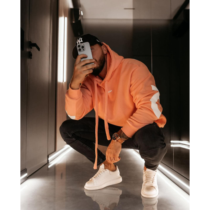 BLUZA MĘSKA BAWEŁNIANA OVERSIZE OLAVOGA MEN VINTA