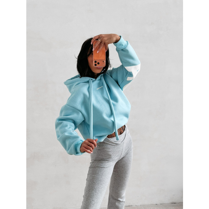 BLUZA DRESOWA BAWEŁNIANA DAMSKA OVERSIZE OLAVOGA VINTA