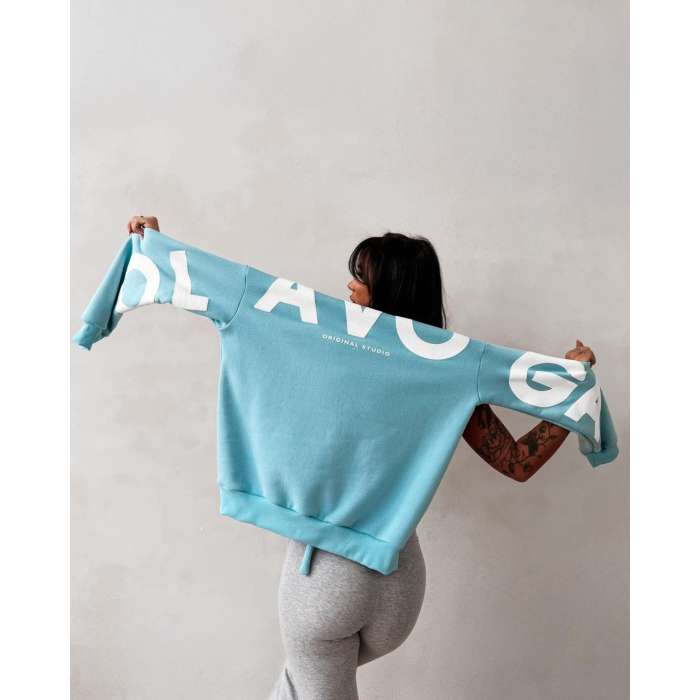 BLUZA DRESOWA BAWEŁNIANA DAMSKA OVERSIZE OLAVOGA VINTA