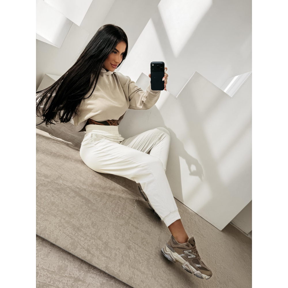 BLUZA DRESOWA BAWEŁNIANA DAMSKA Z KAPTUREM OLAVOGA APERIO GRAY BLUZA DRESOWA BAWEŁNIANA DAMSKA Z KAPTUREM OLAVOGA APERIO GRAY
