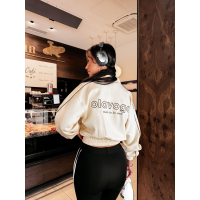 BLUZA DRESOWA DAMSKA NA ZAMEK OLAVOGA ROSEA YELLOW