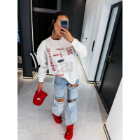 BLUZA DRESOWA DAMSKA OLAVOGA APARE GRAY