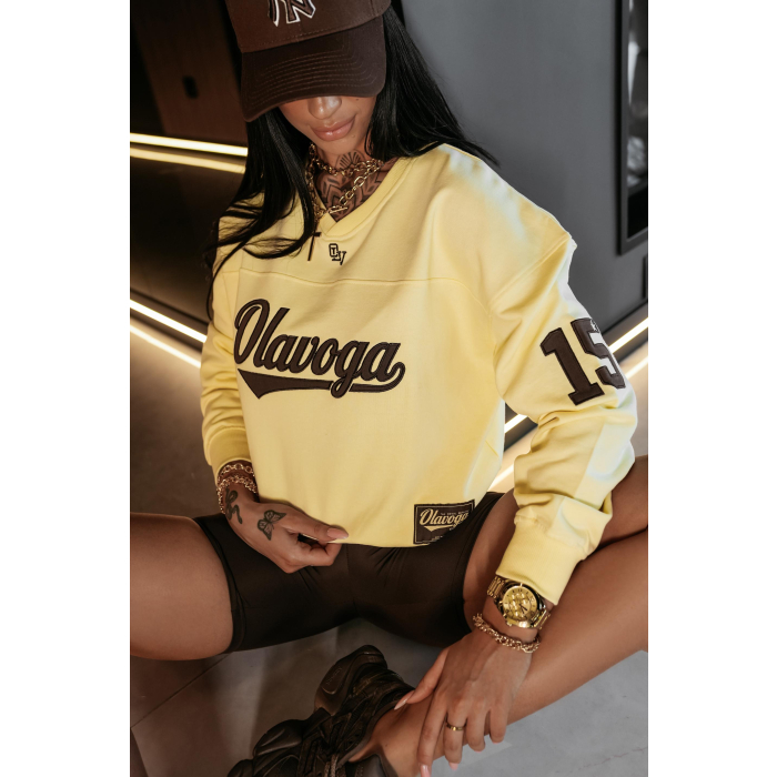 BLUZA DRESOWA DAMSKA OLAVOGA YALEE YELLOW
