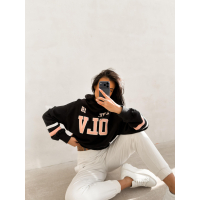 BLUZA DRESOWA DAMSKA OVERSIZE OLAVOGA GRAPE BLACK