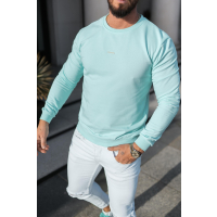 BLUZA MĘSKA BAWEŁNIANA OLAVOGA MEN TENGO LIGHT BLUE