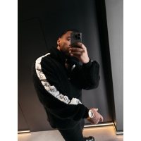 BLUZA MĘSKA POLAR OLAVOGA MEN TEDDY FLEECE SETTLINE BLACK