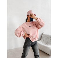 BLUZA WELUROWA DAMSKA OLAVOGA VELVORA DIRTY PUDER