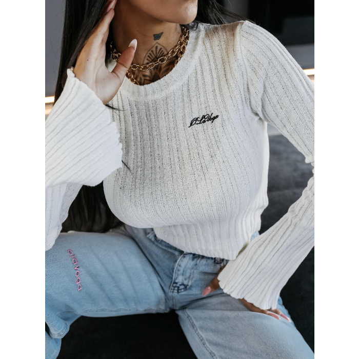 BLUZKA SWETER OLAVOGA ZIRRA ECRU