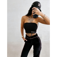 BLUZKA TOP BANDAAU OLAVOGA LEYA BLACK