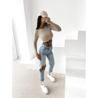 BLUZKA TOP OLAVOGA VIRA BEIGE
