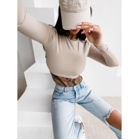 BLUZKA TOP OLAVOGA VIRA BEIGE