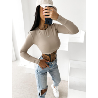 BLUZKA TOP OLAVOGA VIRA BEIGE