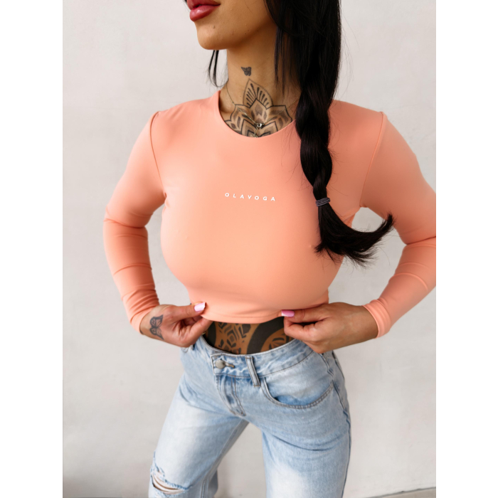 BLUZKA TOP OLAVOGA VIRA CORAL PINK