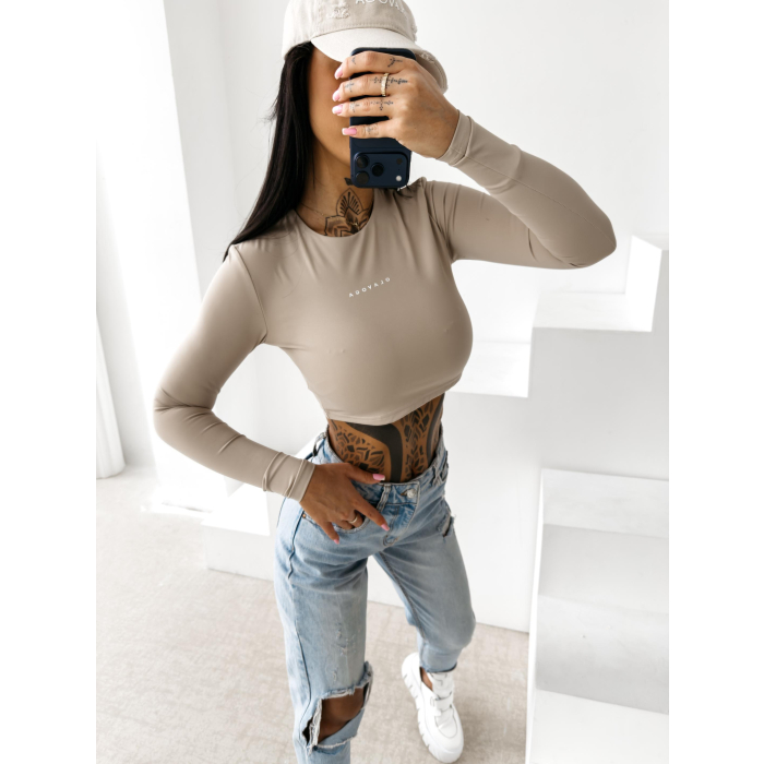 BLUZKA TOP OLAVOGA VIRA BEIGE
