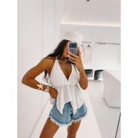 BLUZKA TOP OLAVOGA VISOLA ECRU