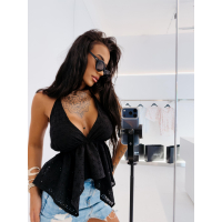 BLUZKA TOP OLAVOGA VISOLA BLACK
