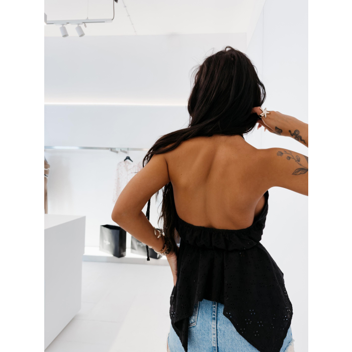 BLUZKA TOP OLAVOGA VISOLA BLACK