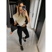 BLUZKA T-SHIRT DAMSKI OLAVOGA BASTU OLIVE