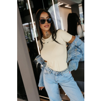 BLUZKA T-SHIRT DAMSKI OLAVOGA BASTU LIGHT MINT