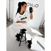 BLUZKA T-SHIRT DAMSKI OLAVOGA LONDON ECRU
