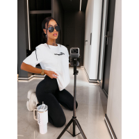 BLUZKA T-SHIRT DAMSKI OVERSIZE OLAVOGA AVELYNE ECRU