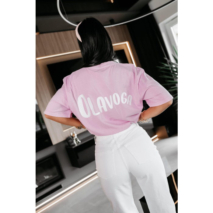 BLUZKA T-SHIRT DAMSKI OVERSIZE OLAVOGA BABE PUDER