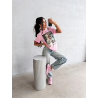 BLUZKA T-SHIRT DAMSKI OVERSIZE OLAVOGA EARNED PUDER