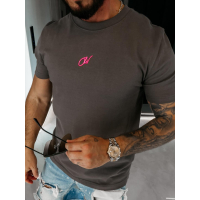 BLUZKA T-SHIRT UNISEX OVERSIZE OLAVOGA VELMAR GRAFIT