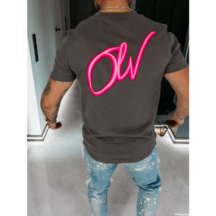 BLUZKA T-SHIRT UNISEX OVERSIZE OLAVOGA VELMAR GRAFIT