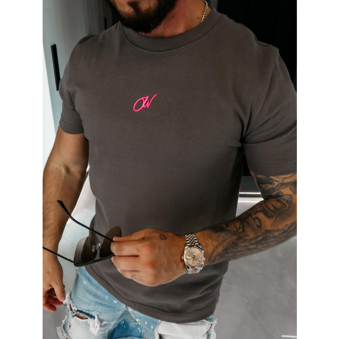 BLUZKA T-SHIRT UNISEX OVERSIZE OLAVOGA VELMAR GRAFIT