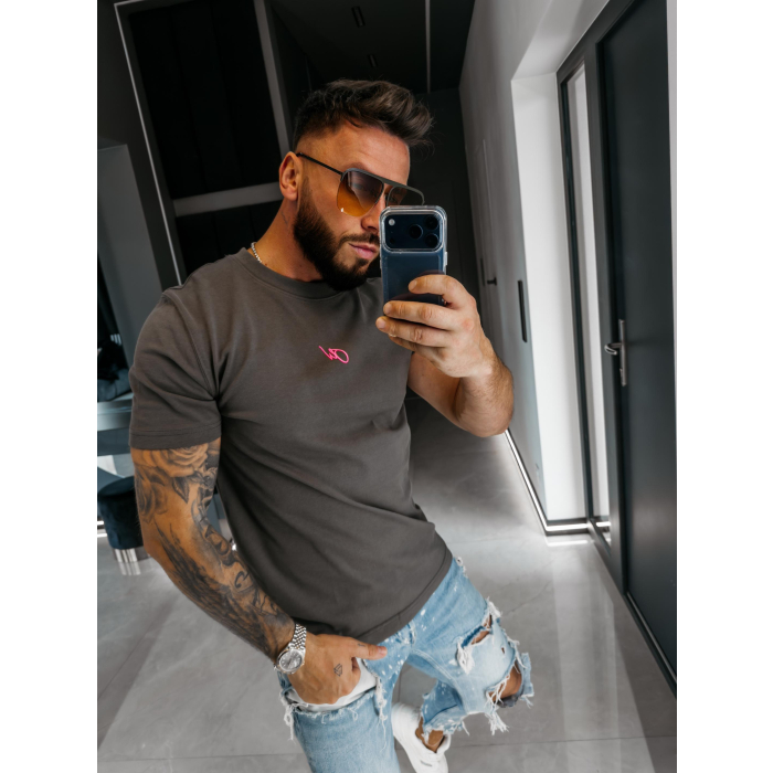 BLUZKA T-SHIRT UNISEX OVERSIZE OLAVOGA VELMAR GRAFIT