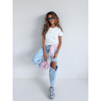 BLUZKA T-SHIRT HAFT OLAVOGA AMARA ECRU