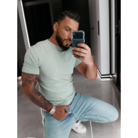 BLUZKA T-SHIRT MĘSKI FIT OLAVOGA MEN HANDY OLIVE