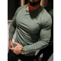 BLUZKA T-SHIRT MĘSKI LONGSLEEVE OLAVOGA MEN MIRE OLIVE