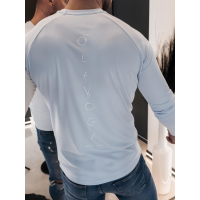 BLUZKA T-SHIRT MĘSKI LONGSLEEVE OLAVOGA MEN MIRE SKY BLUE