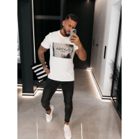 BLUZKA T-SHIRT MĘSKI OLAVOGA MEN ALMAIN ECRU